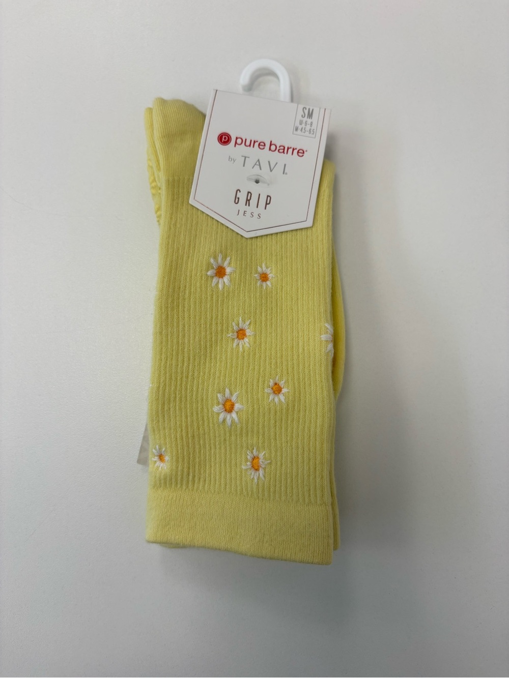 •NWT• Daisy Pure Barre Grip Socks 🌼